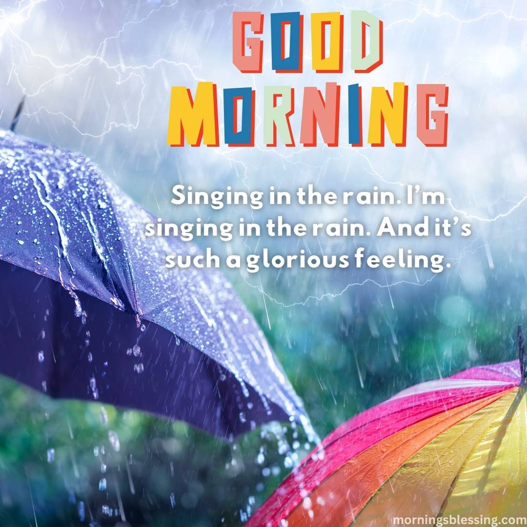 200+ Good Morning Rainy Images HD Photos Download