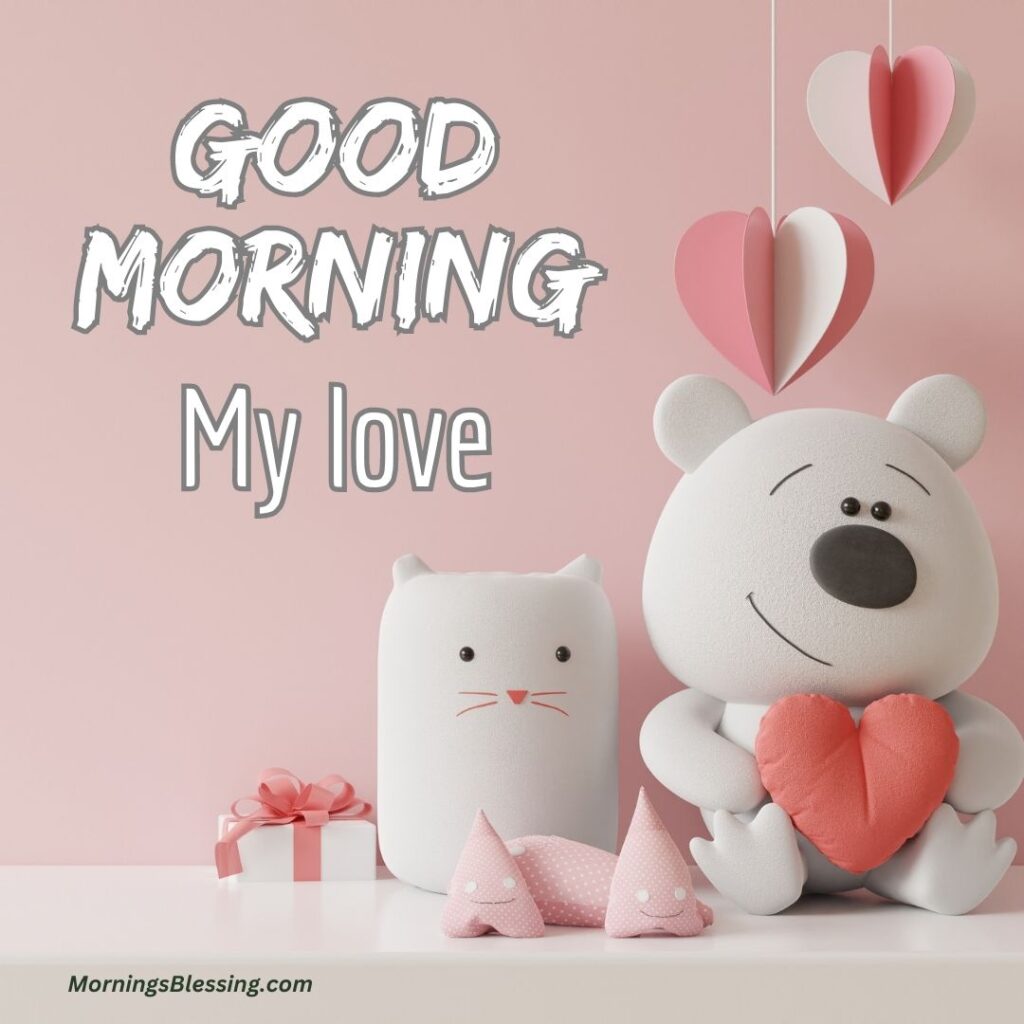 good morning cartoon love image
