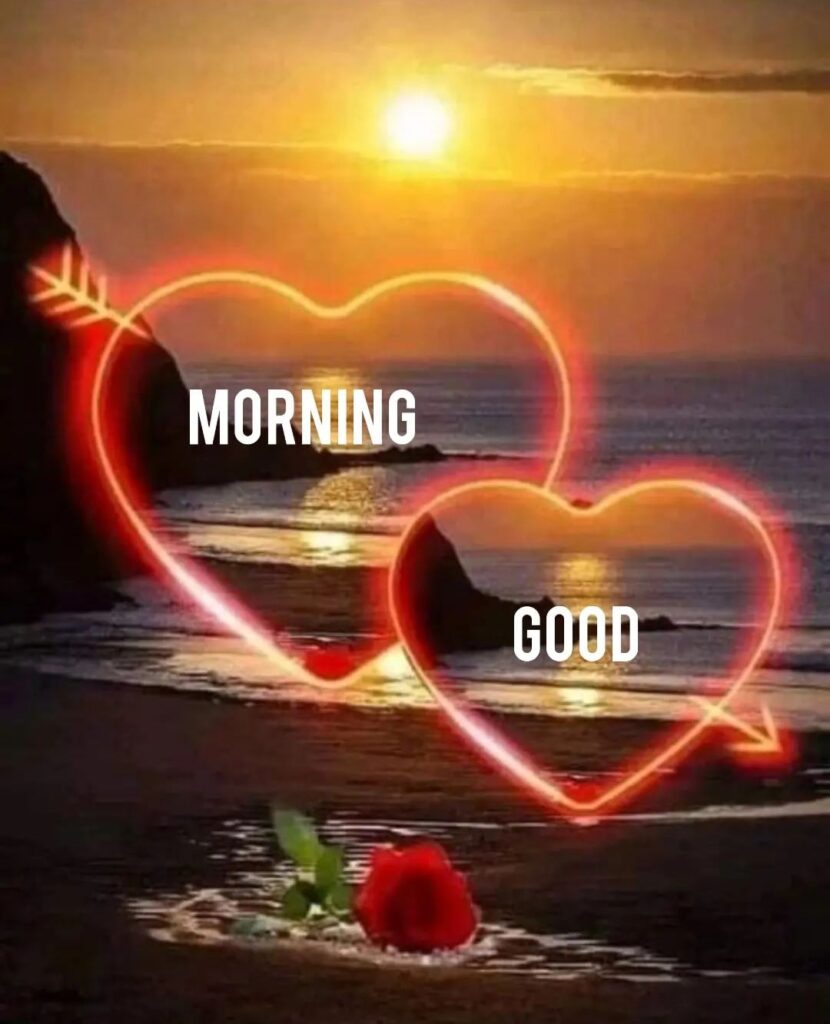 good morning sun rising love image