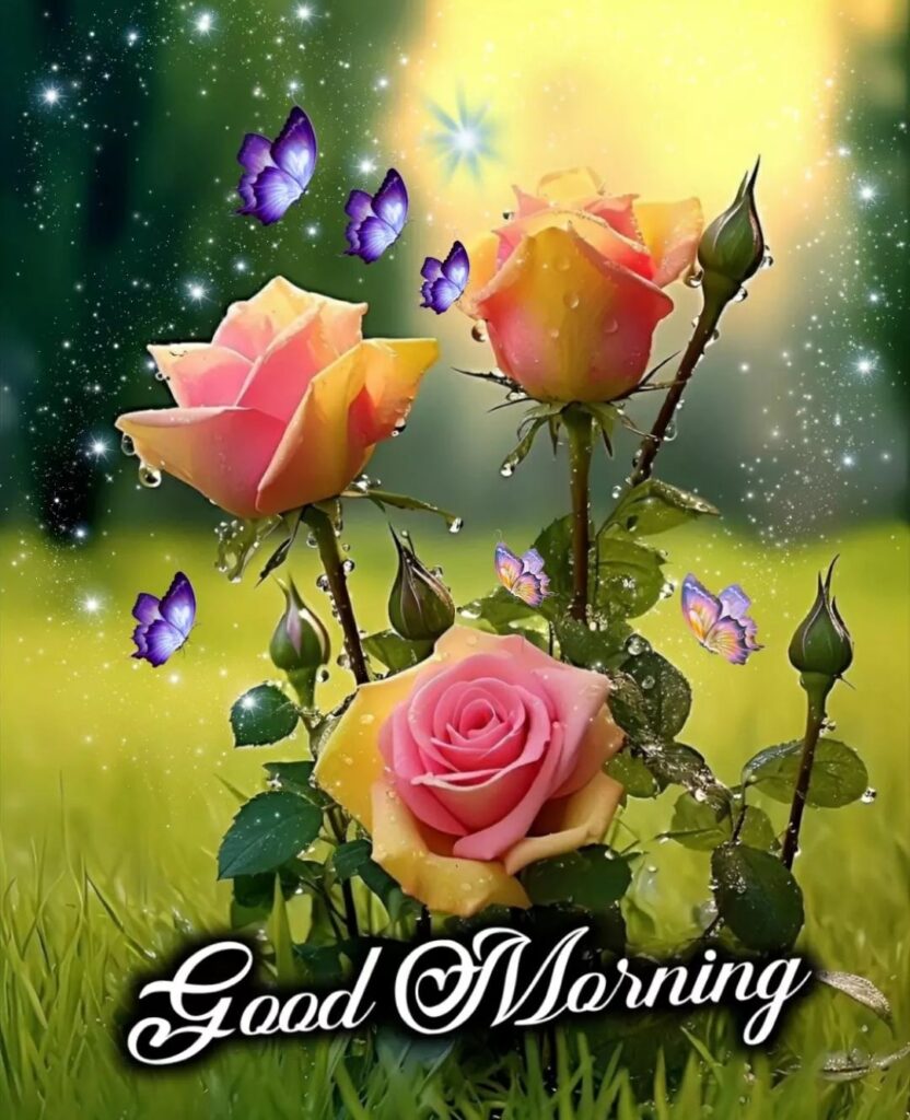 Good Morning Yellow Rose Images