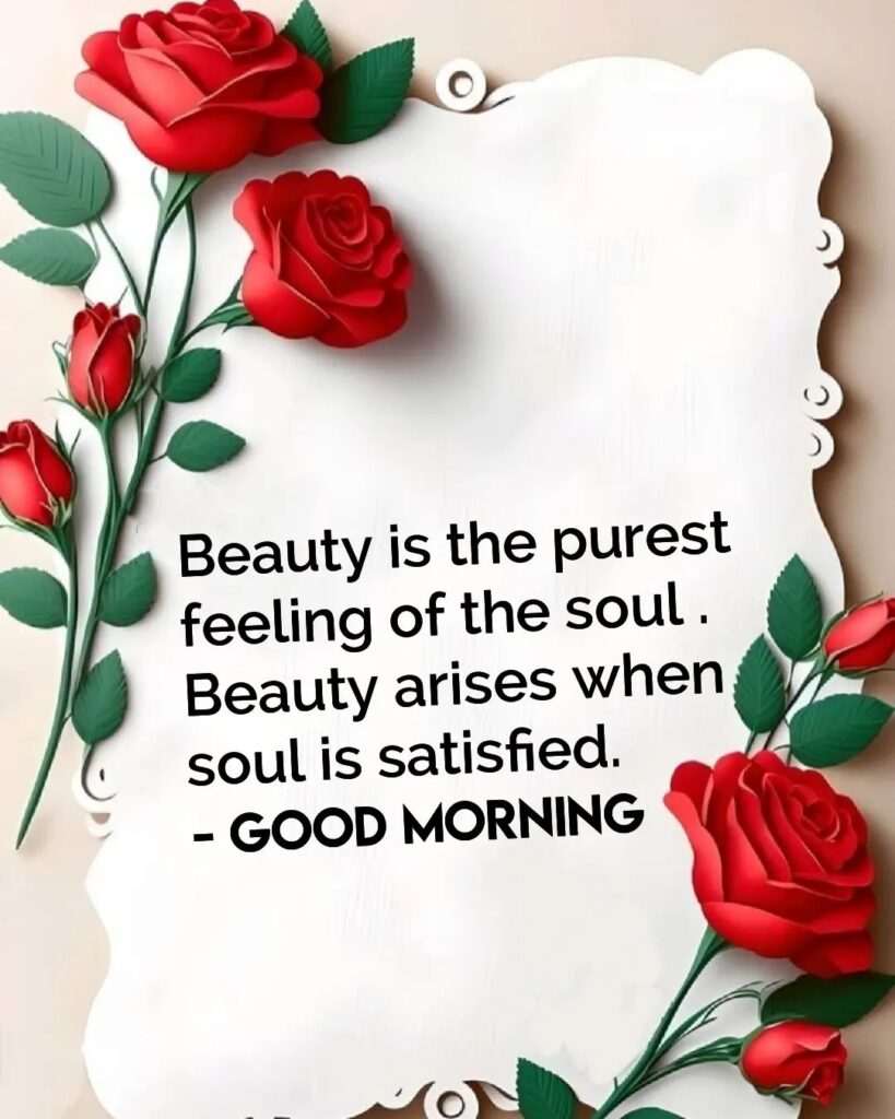 good morning quotes of rose