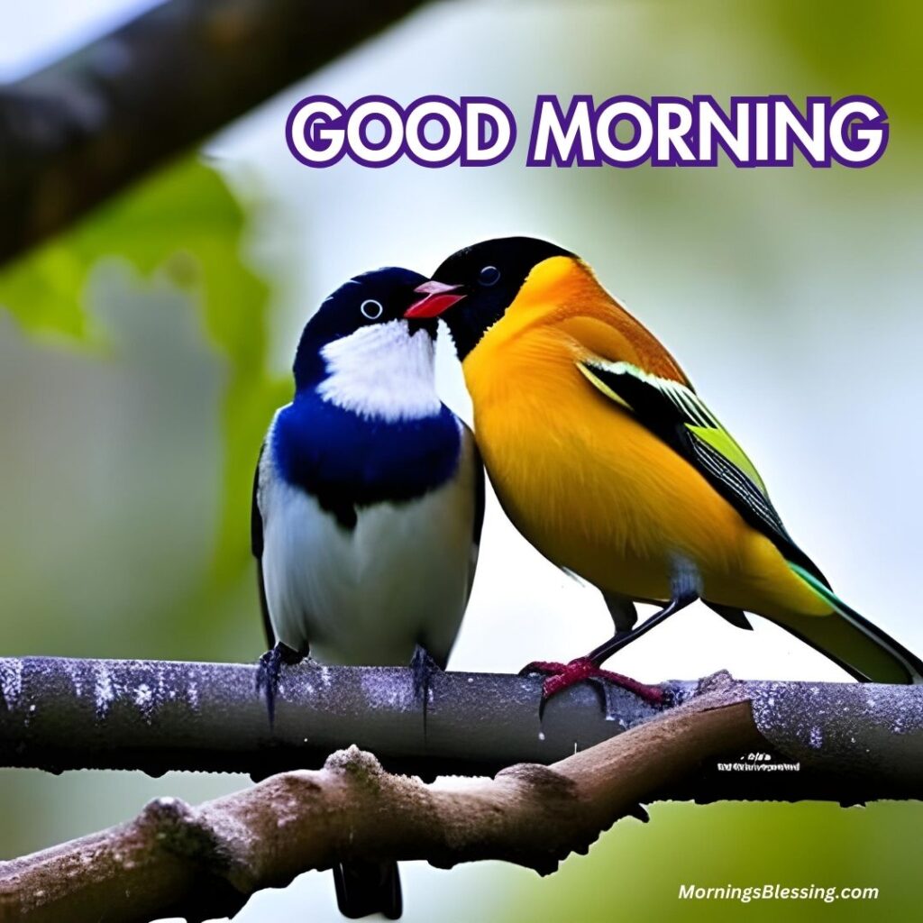 good morning birds image
