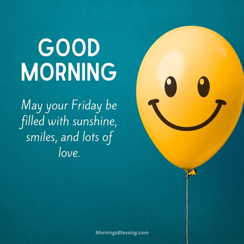 good morning friday smile, positive image